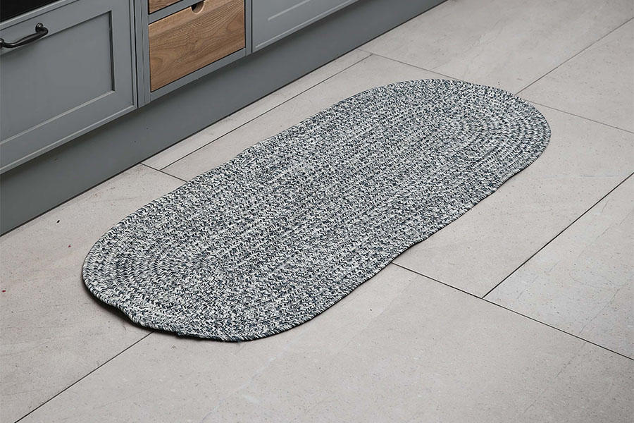 Traditional handmade jute rectangle rug