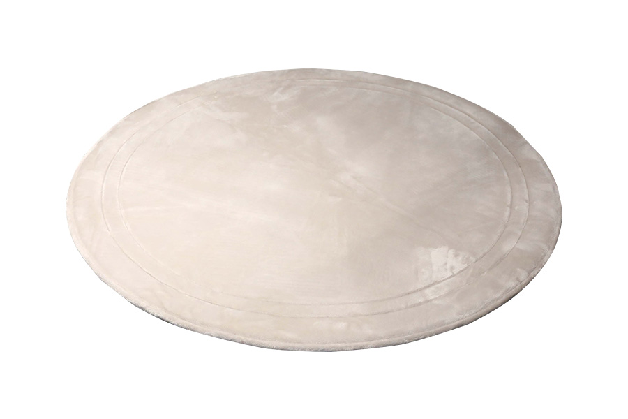 Circle embossing memory form floor mat