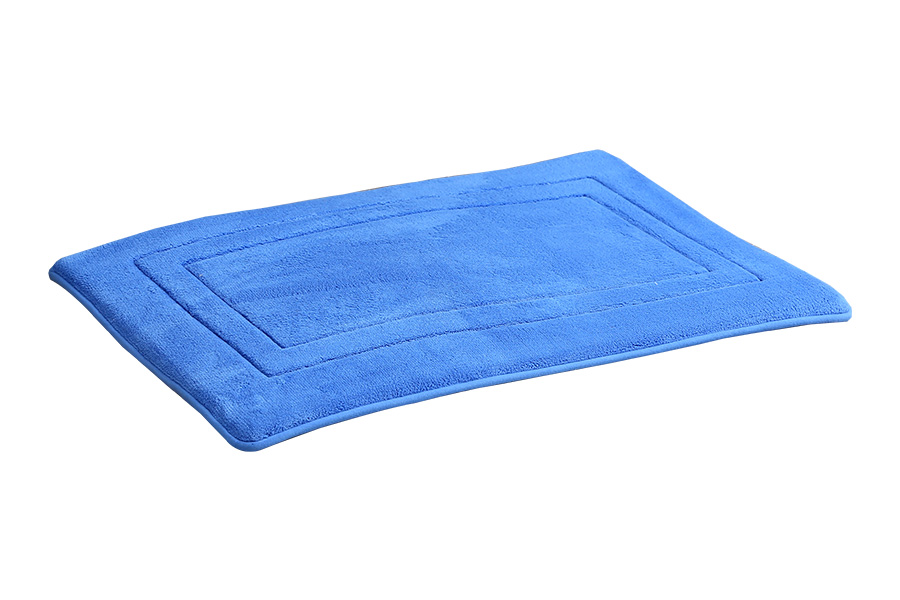 Rectangle water absorbing bathroom mat