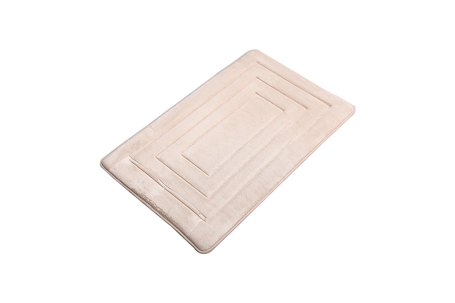 Pink square absorbent floor mat