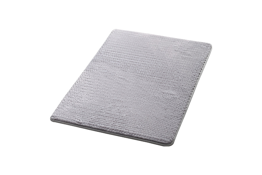 Chenille absorbent microfiber floor rug