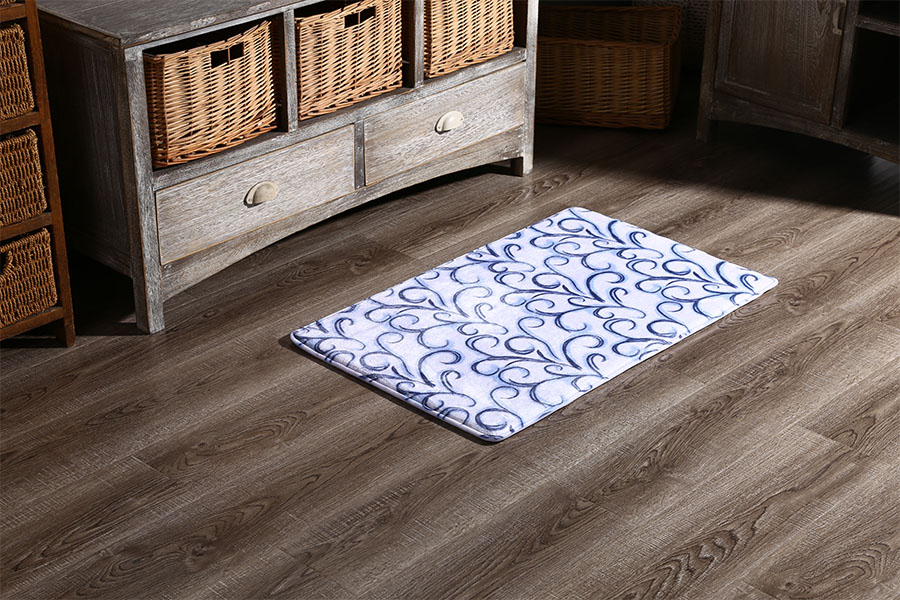 Printed washable rug