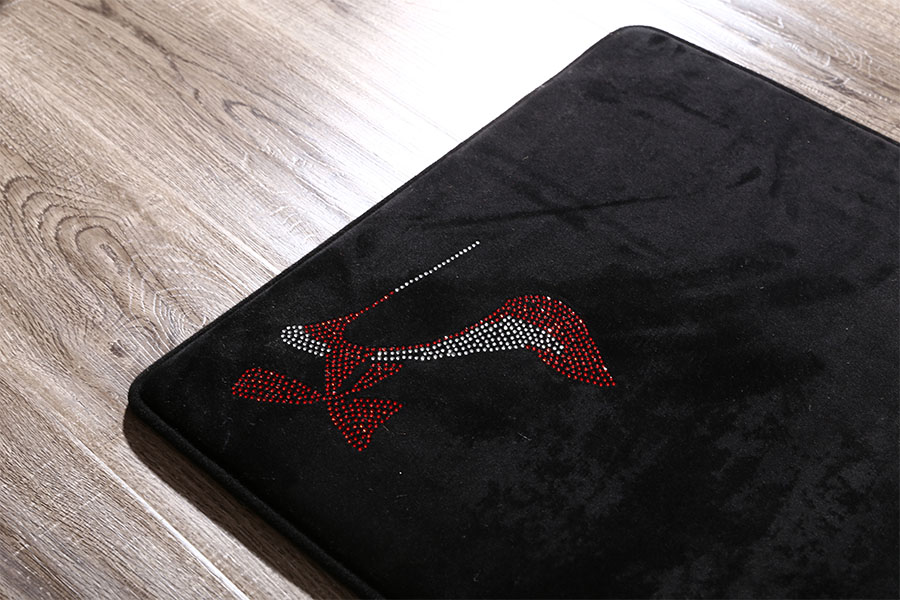 Special design printed memory foam bath mat 