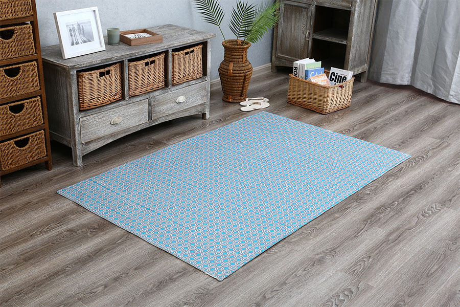 Handmade braided indoor or outdoor area rug