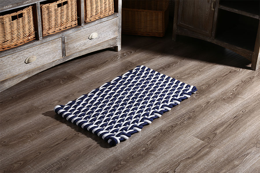 Handmade floor mat for decoration